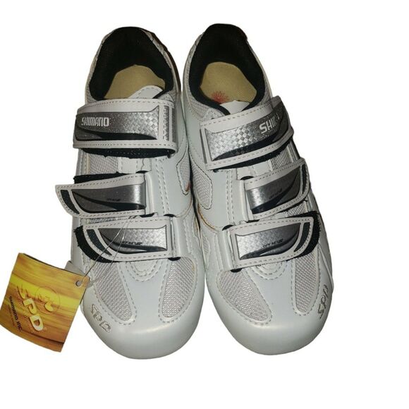 Shimano WR35 Women's 2-Bolt SPD Road Cycling Shoes White EU 36 US 6 W/Defects - Picture 1 of 5